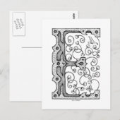 Monogram E Briefkaart (Voorkant / Achterkant)