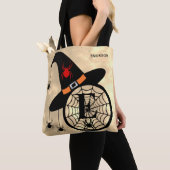 Monogram E Cloud Sky Witch Spiders Tote Bag (Dichtbij)