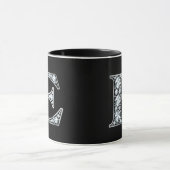 Monogram E Faux Diamond Mok (Midden)