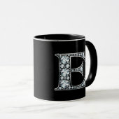 Monogram E Faux Diamond Mok (Voorkant rechts)