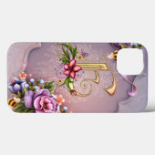 Monogram E iPad-luchtdraagtas Case-Mate iPhone Case (Achterkant (horizontaal))