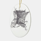 Monogram E Keramisch Ornament (Links)