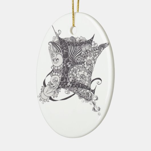 Monogram E Keramisch Ornament (Links)