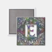 Monogram E Magneet (Voorkant / Achterkant)