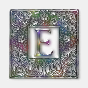 Monogram E Magneet