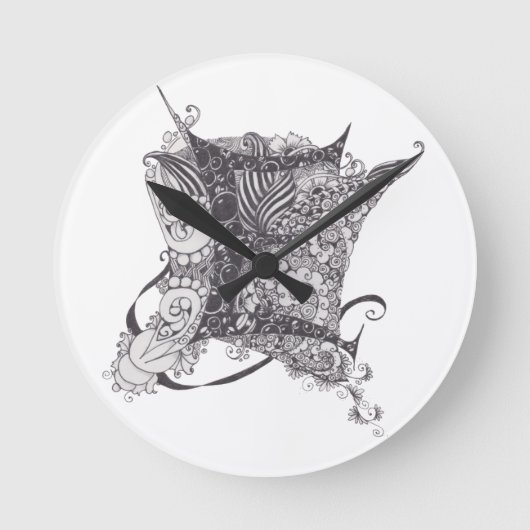 Monogram E Ronde Klok (Voorkant)