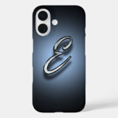 Monogram E Spotlight Achtergrond Case-Mate iPhone Case (Achterkant)