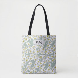 Monogram Edelweiss Sound of Music Alps Botanical Tote Bag