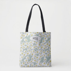 Monogram Edelweiss Sound of Music Alps Botanical Tote Bag
