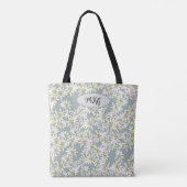 Monogram Edelweiss Sound of Music Alps Botanical Tote Bag (Achterkant)