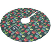 Monogram | Een kruid van Cactus Kerstboom Rok (Gekanteld)