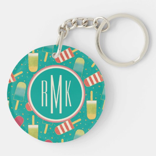 Monogram | Een of andere vun in de Sun Step Sleutelhanger (Achterkant)