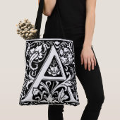Monogram een omkeerbare B&W-Canvas tas All-Over Pr (Dichtbij)