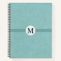 Monogram eendeneigroen dagboek voor haar