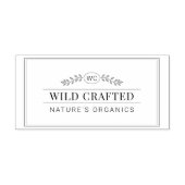  Monogram Eenvoudig extern bedrijf Rubberstempel (Afrduk)