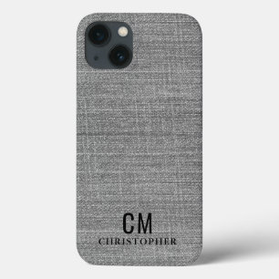 Monogram eenvoudig minimalistisch Initiaal Case-Mate iPhone Case