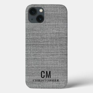 Monogram eenvoudig minimalistisch Initiaal Case-Mate iPhone Case