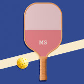 Monogram eenvoudig modern minimaal pickleball paddle