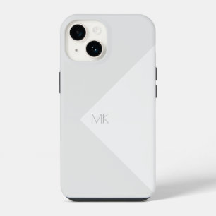 Monogram Eenvoudig Neutraal Modern Modieus iPhone 14 Hoesje