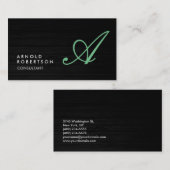 Monogram eenvoudig Visitekaartje aanpassen (Voorkant / Achterkant)