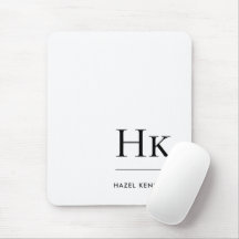Monogram Eenvoudige Moderne Minimalistische Witte 