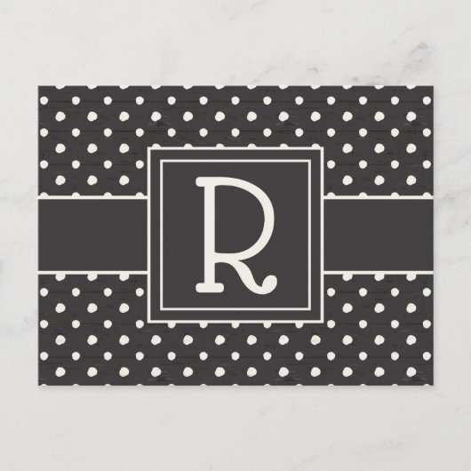 Monogram | Eenvoudige signalering Stap 1 Briefkaart (Voorkant)