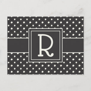 Monogram   Eenvoudige signalering Stap 1 Briefkaart