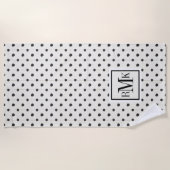 Monogram | Eenvoudige signaleringen Stap 3 Strandlaken (Voorkant)