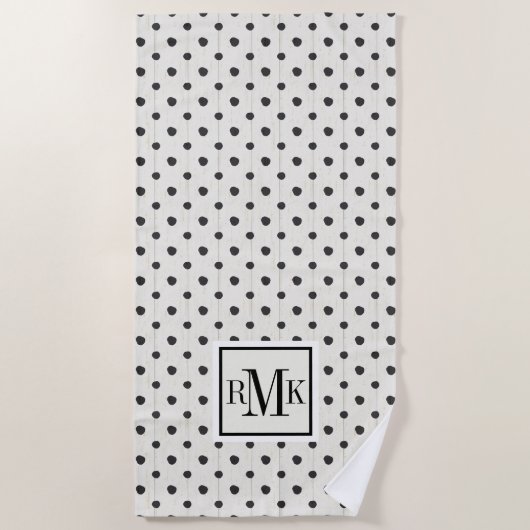 Monogram | Eenvoudige signaleringen Stap 3 Strandlaken (Voorkant)