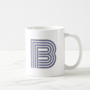 Monogram Eerste Letter Eenvoudig Minimaal Modern Koffiemok