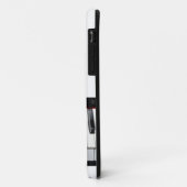 Monogram eerste letter naam tekst piano muziek Case-Mate iPhone case (Achterkant/links)