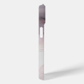 Monogram Eerste Letters Naam Roze Grijs Alcohol In Case-Mate iPhone Case (Achterkant / Rechts)
