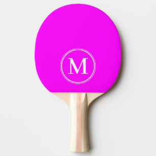 Monogram Effen Elektrische Retro Roze Kleur Tafeltennisbatje