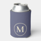 Monogram Effen Lavendel Breeze Kleur Blikjeskoeler (Blikje Voorkant)