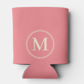 Monogram Effen Mid-Century Perzik Kleur Blikjeskoeler (Achterkant)