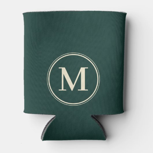 Monogram Effen Saliegroen Blikjeskoeler (Voorkant)
