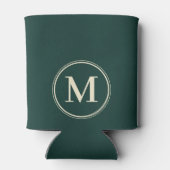 Monogram Effen Saliegroen Blikjeskoeler (Achterkant)
