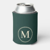 Monogram Effen Saliegroen Blikjeskoeler (Blikje Achterkant)