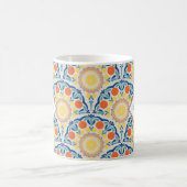 Monogram Egeïsche zomer Sinaasappels en citroenen  Koffiemok (Center)