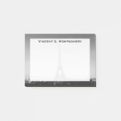 Monogram Eiffeltoren, Parijs, Frankrijk Post-it® Notes (Voorkant)
