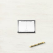 Monogram Eiffeltoren, Parijs, Frankrijk Post-it® Notes (Op bureau)