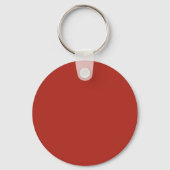 Monogram Eigen Naam Initiaal Minimalistische Bakst Sleutelhanger (Achterkant)