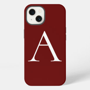 Monogram Eigen Naam Initiaal Modern Eenvoudig Mini iPhone 13 Hoesje