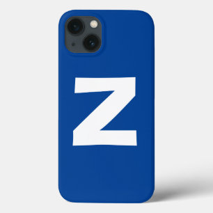 Monogram Eigen naam Initiaal Modern Plain Minimali Case-Mate iPhone Case