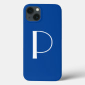 Monogram Eigen naam Initiaal Parisian Case-Mate iPhone Case (Achterkant)
