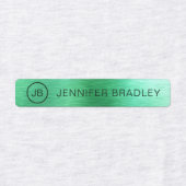 Monogram Eigen naam Kleding Labels Metallic (Design 2)