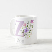 Monogram & eigennaam koffiemok (Voorkant links)