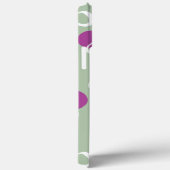 Monogram Elegant Abstract Salie cirkels Patroon Case-Mate iPhone Case (Achterkant / Rechts)