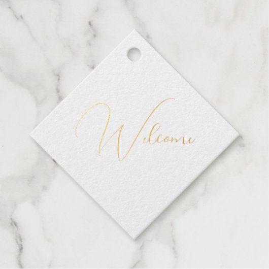 Monogram Elegant Bedankjes Labels (Voorkant)