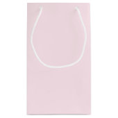 Monogram Elegant Blush Pink Gold Classy Chic Klein Cadeauzakje (Achterkant)